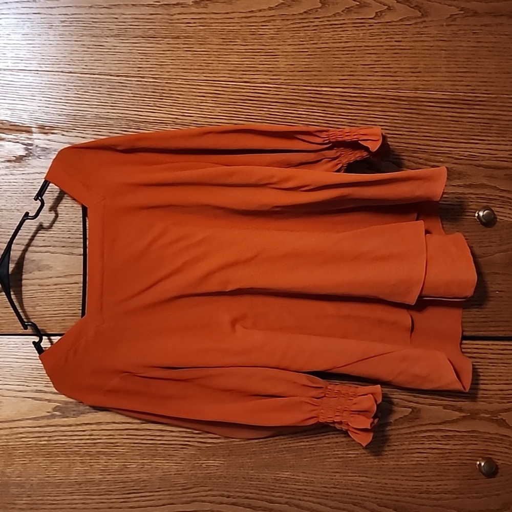 Eat. 1846 Size 18/20W, orange blouse